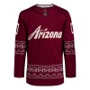 Miehille NHL Arizona Coyotes Pelipaita Custom Garnet Version Adidas 2022-23 Authentic